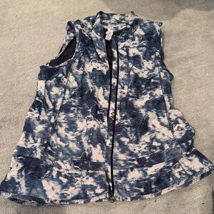 lululemon athletica Blue and White Vest